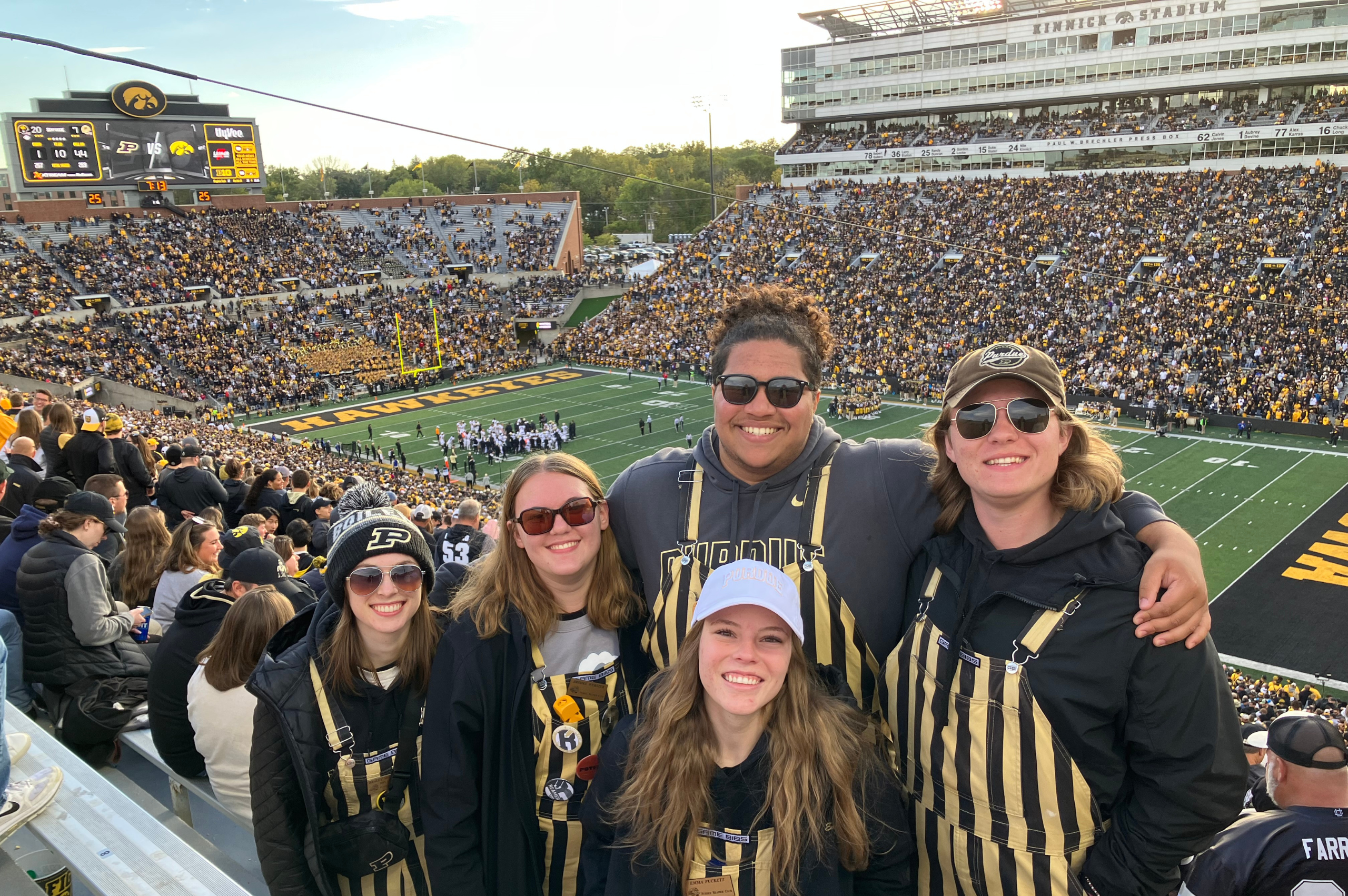 Reamers at away Iowa football game